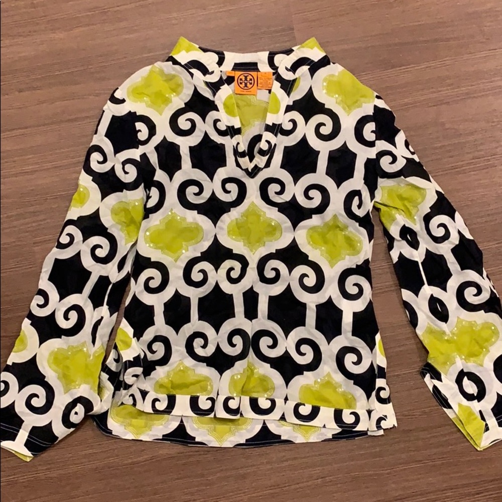 Tory Burch tunic beach cover